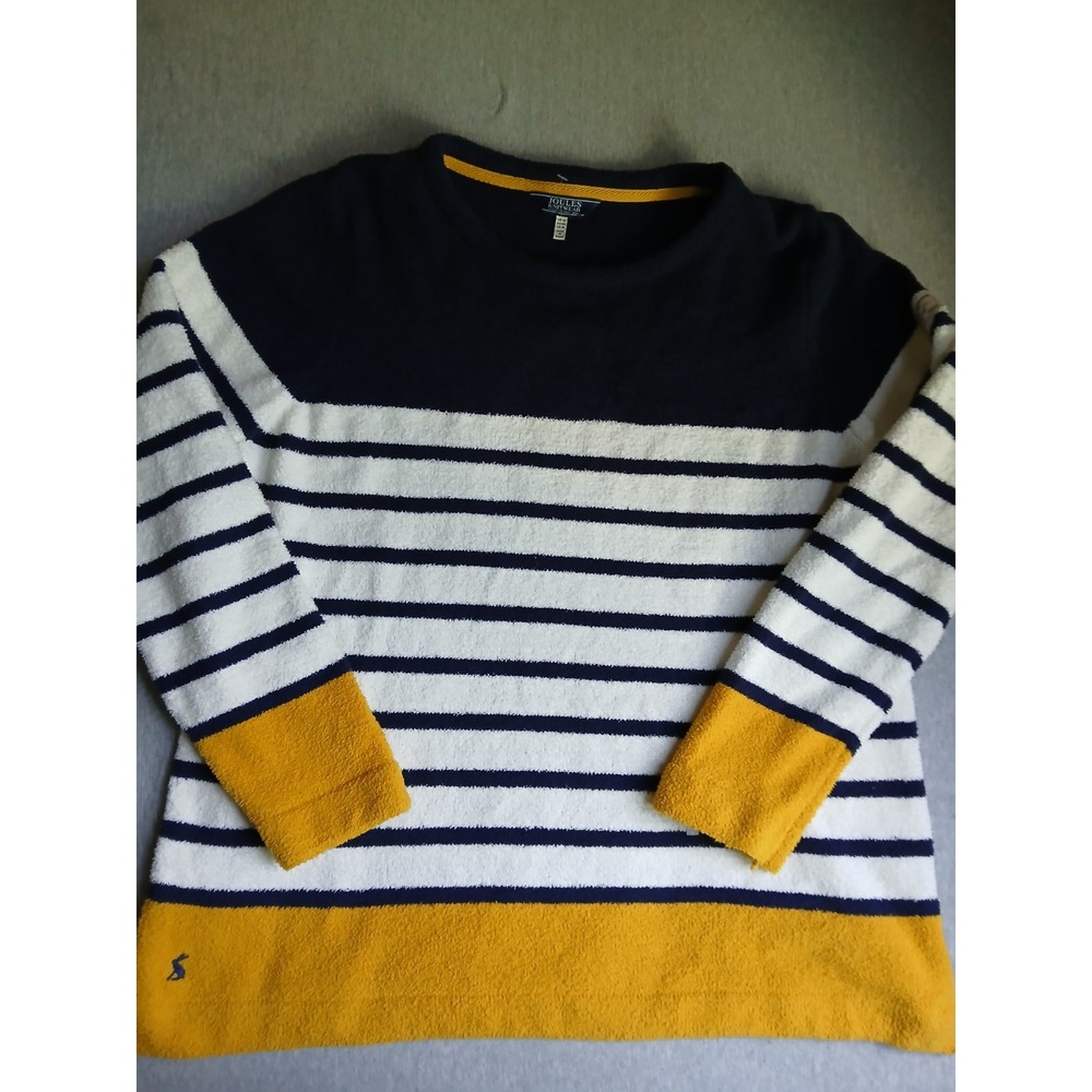 Joules Sweater 14 Pullover Seaham Breton Chenille Nautical British Mod Retro